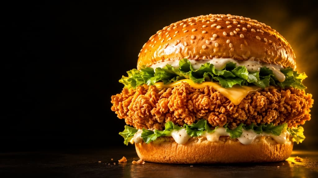 Crispy SwiftBite Signature Burger
